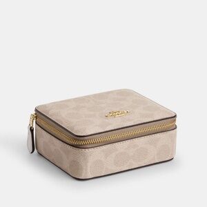 Coach Jewelry Box in Signature Canvas